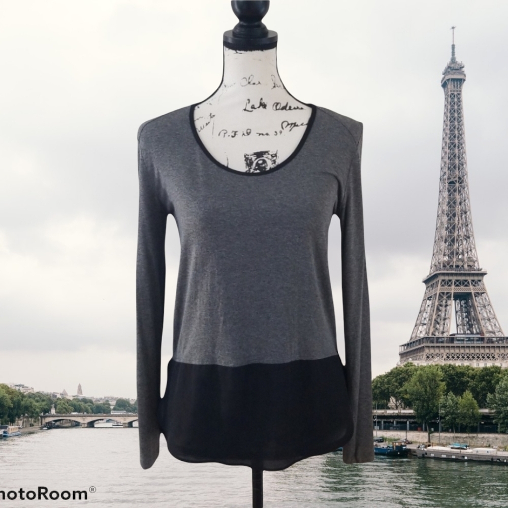 Metaphor longsleeve long 2 layer look Top